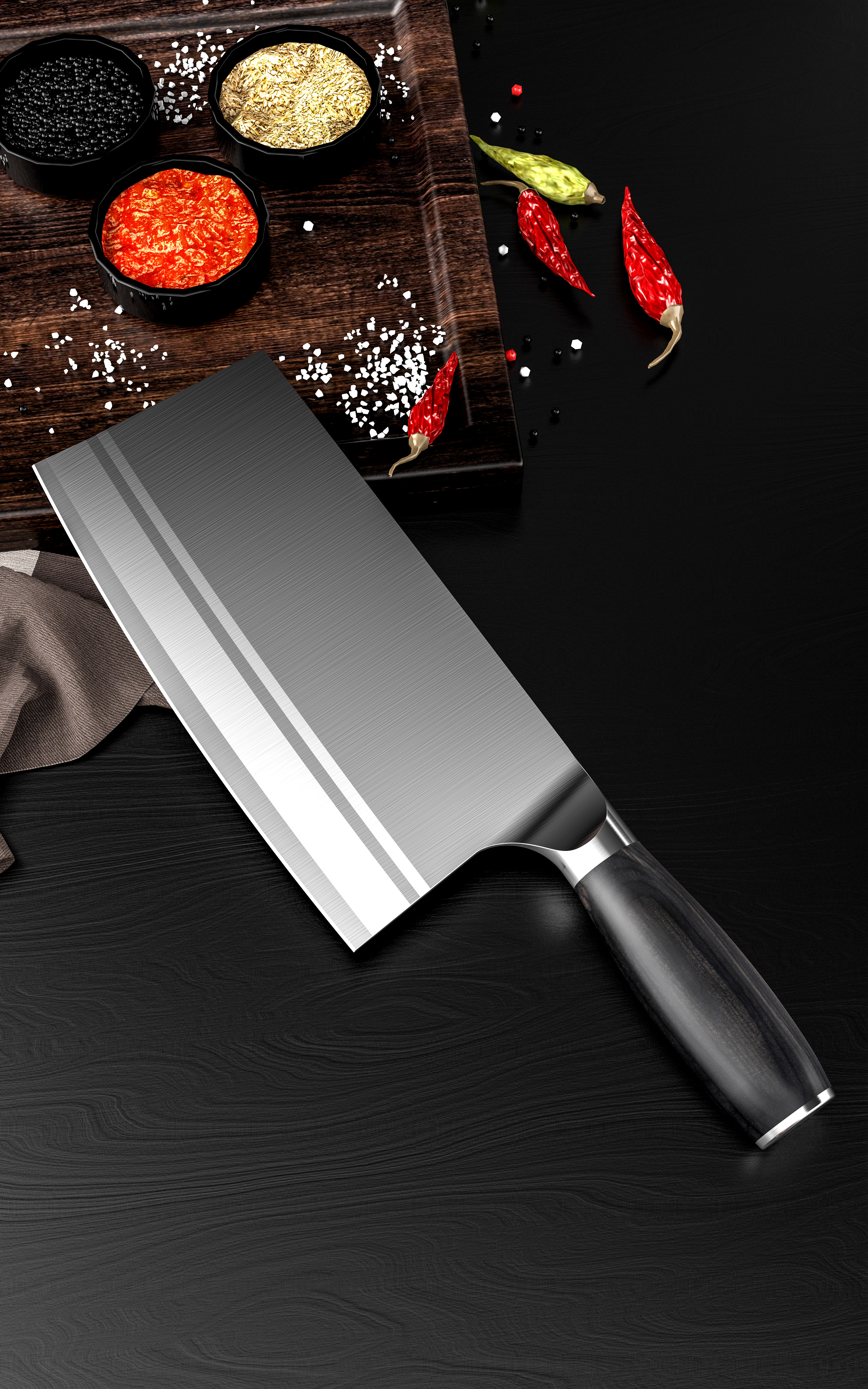 Kitchen product rendering，Rendering of kitchen utensils，Yiming design product rendering，