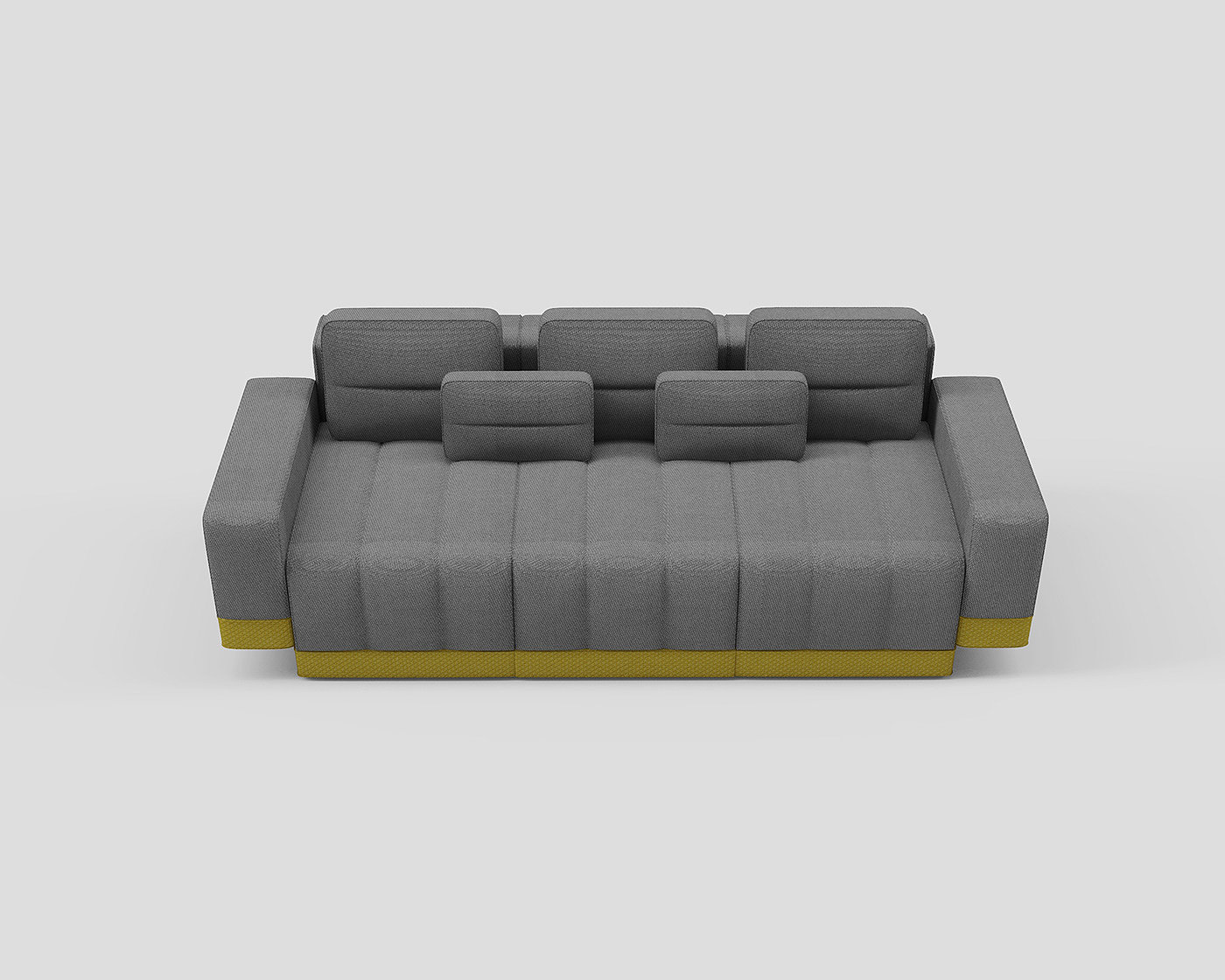 沙发，Haruki Sofa，家具家居，棕色，缝线设计，