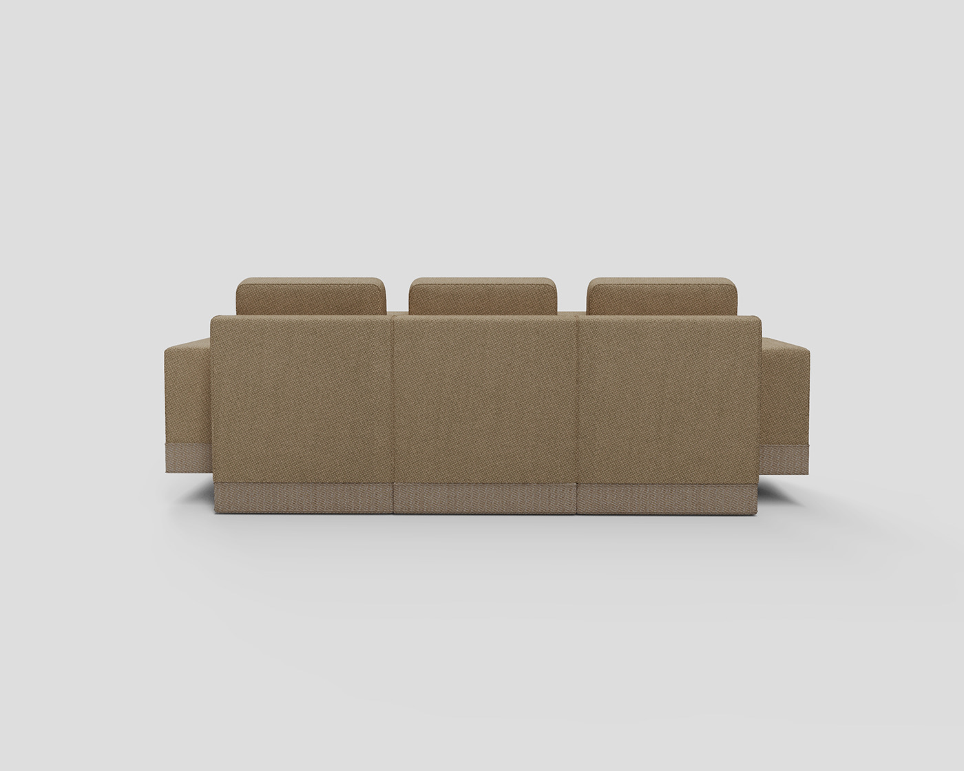 sofa，Haruki Sofa，Furniture home，brown，Suture design，
