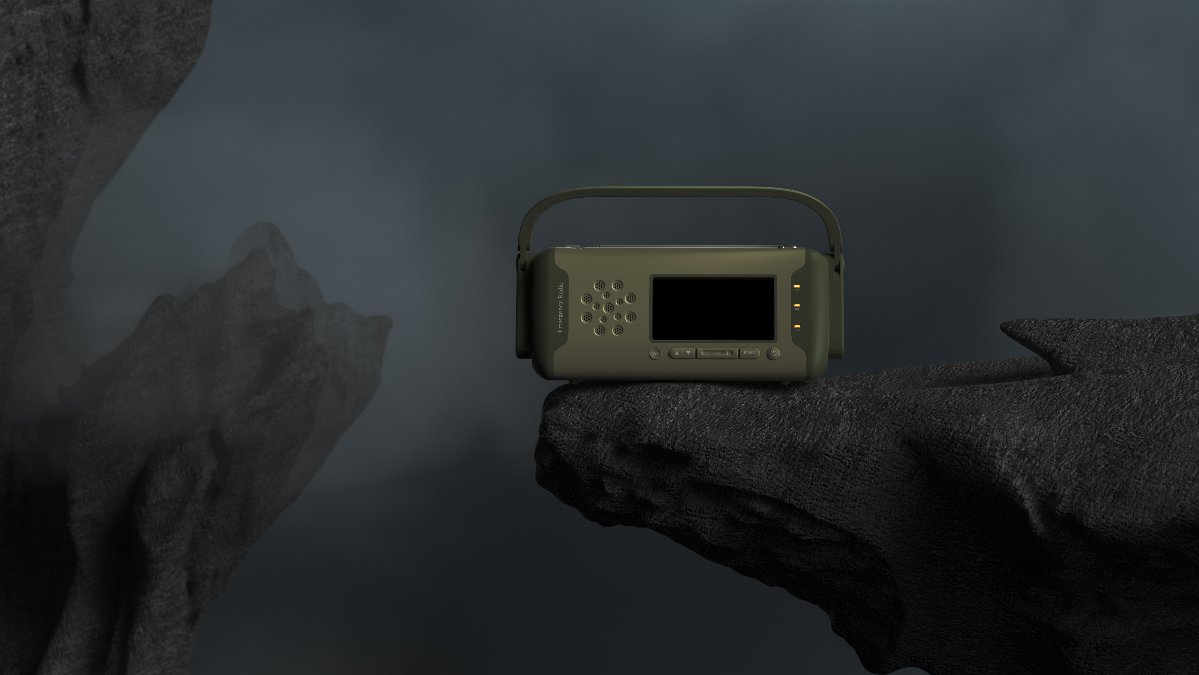 meet an emergency，radio，