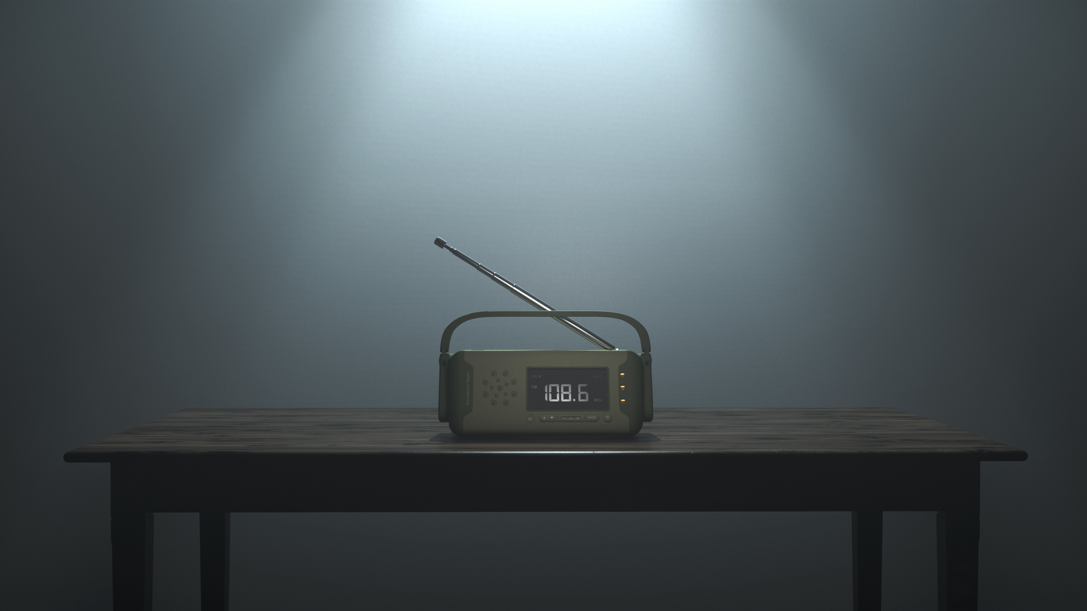 meet an emergency，radio，