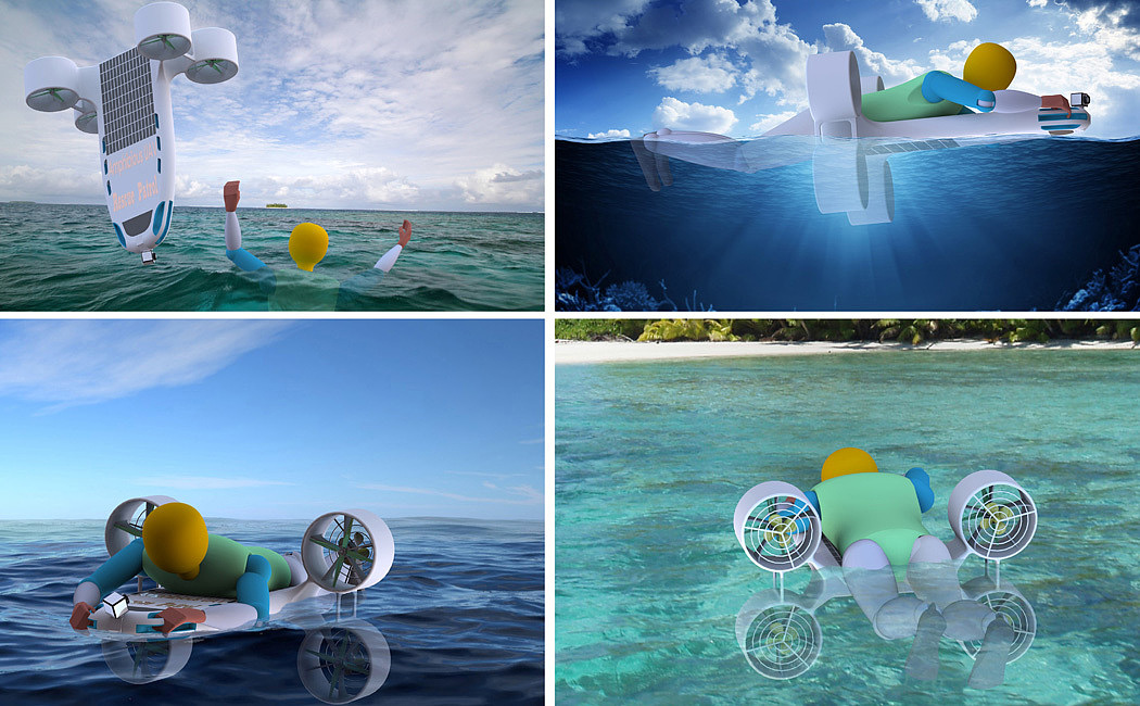 beach，rescue，UAV，originality，Design，