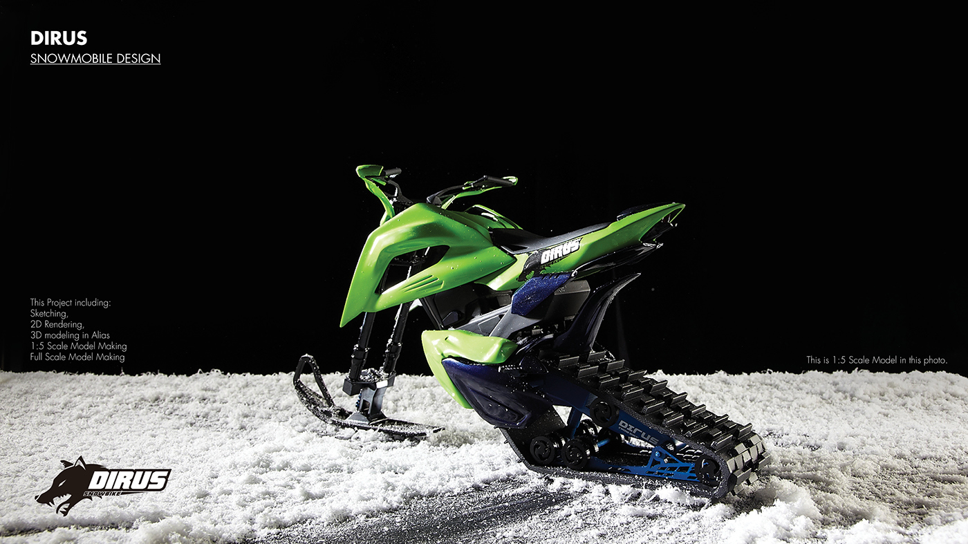 Creative design，Snowmobile，vehicle，