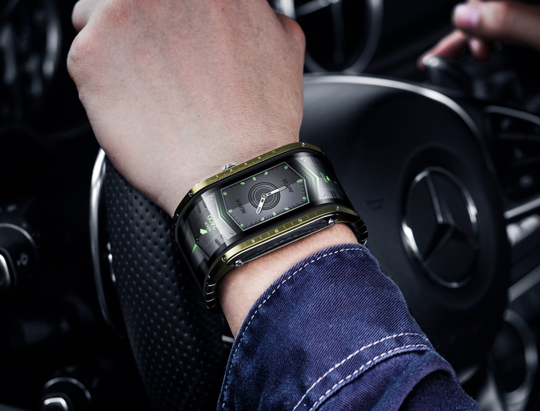 Nubia Design，fold，Intelligent Watch，OLED，aluminium alloy，waterproof，dustproof，