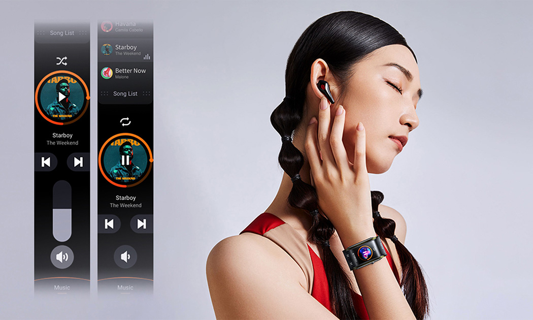 Nubia Design，fold，Intelligent Watch，OLED，aluminium alloy，waterproof，dustproof，