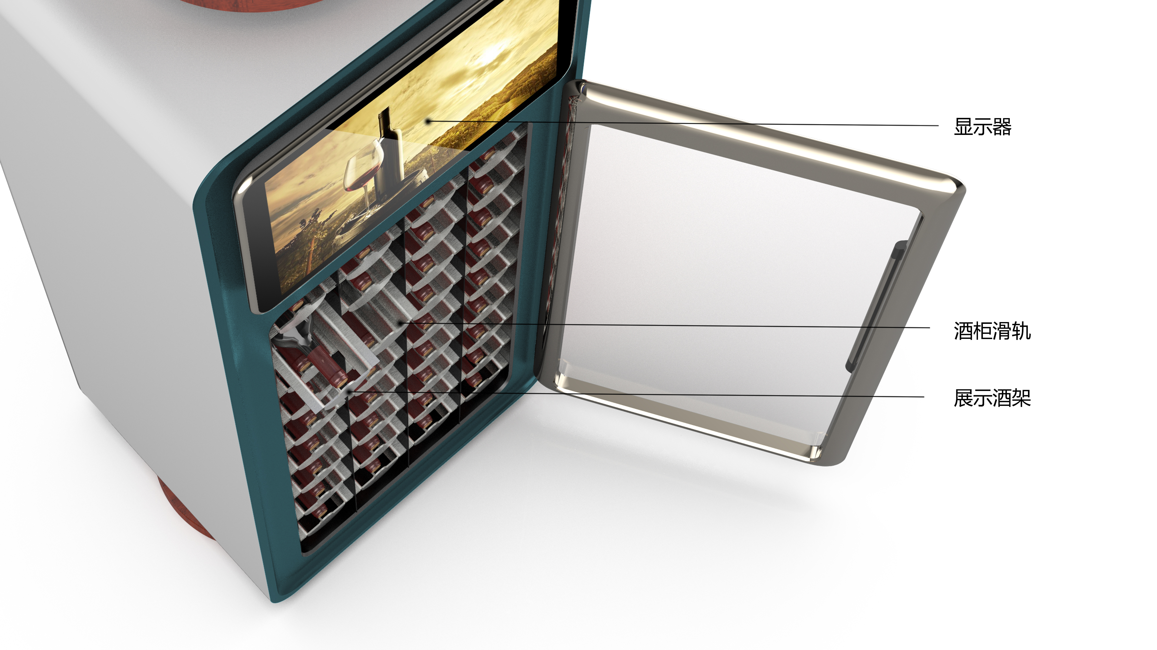 wine cabinet，red wine，