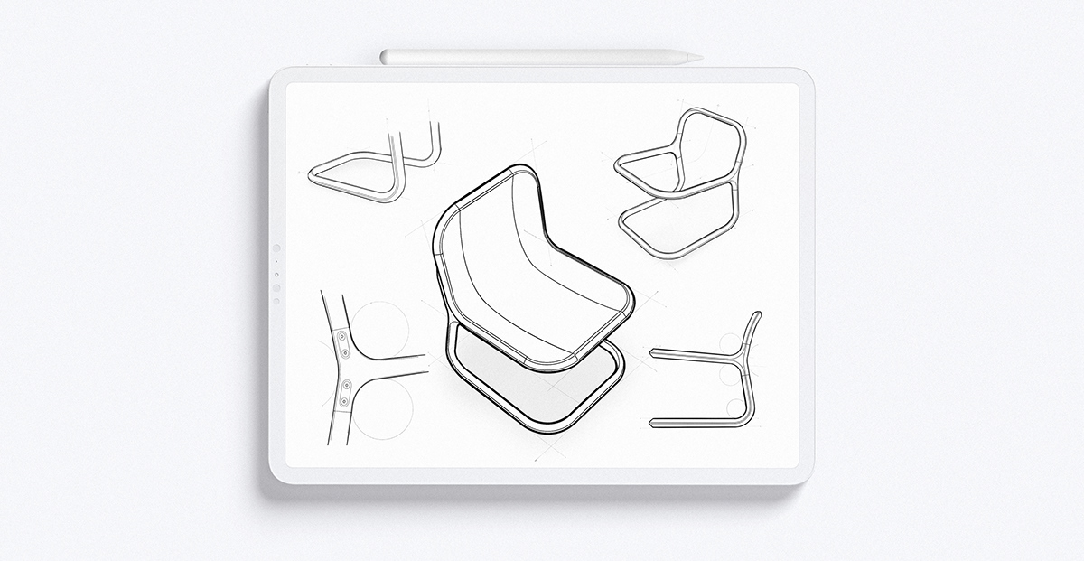 chair，black，Simplicity，