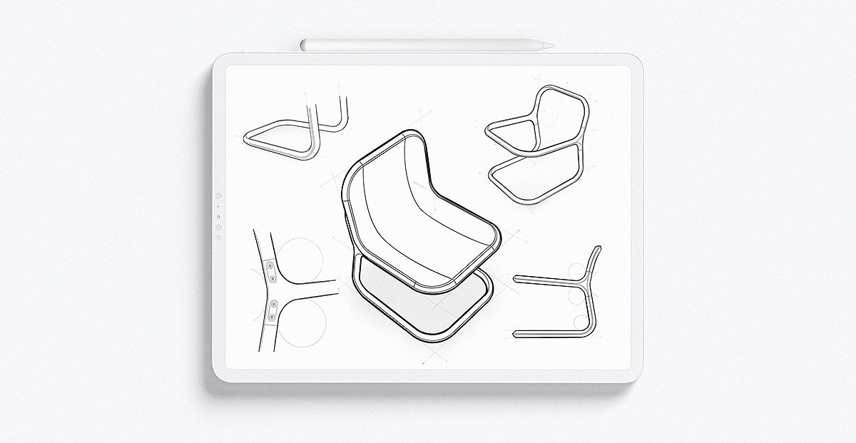 chair，black，Simplicity，