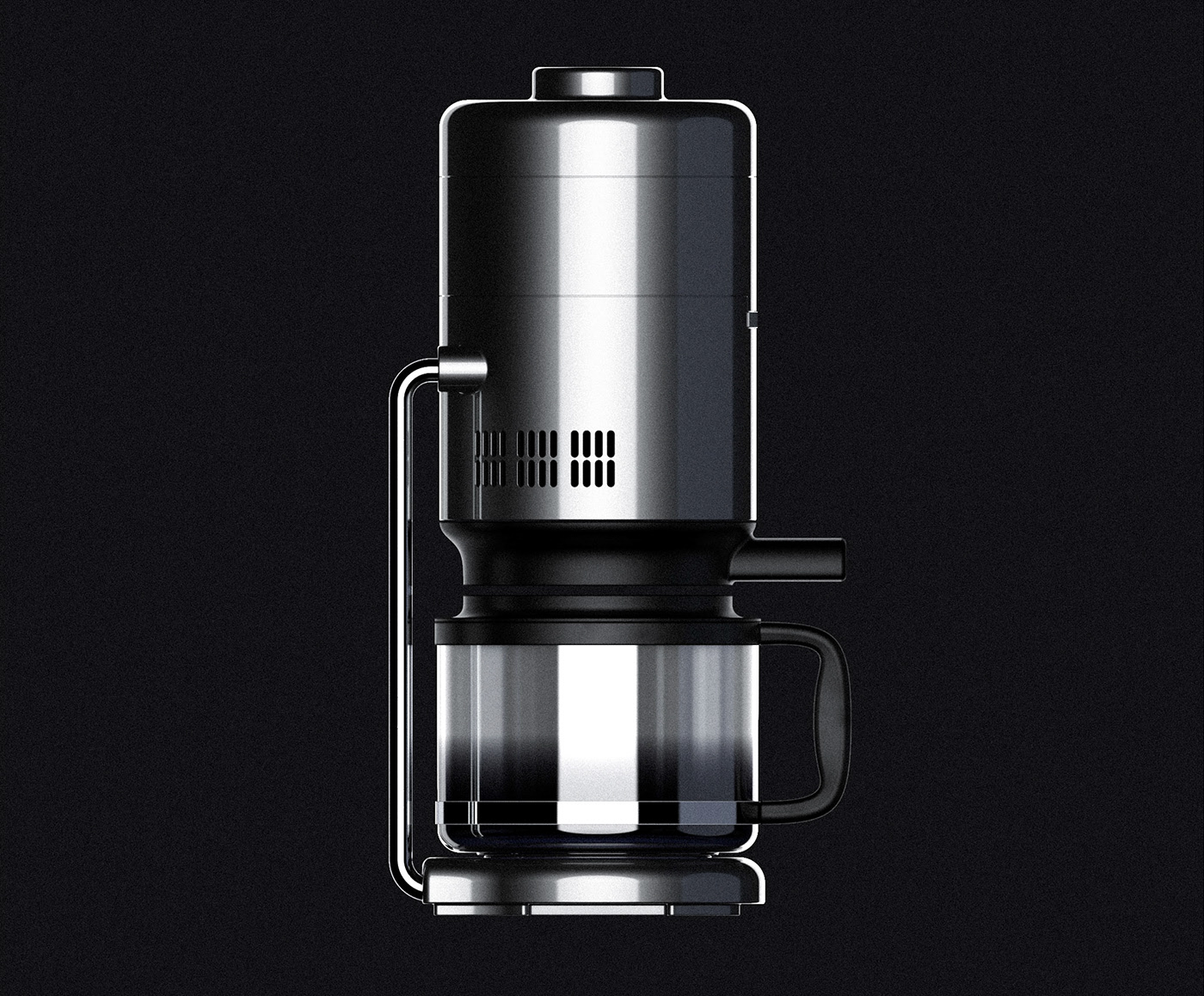 Bolang，Coffee machine，modeling，Render，