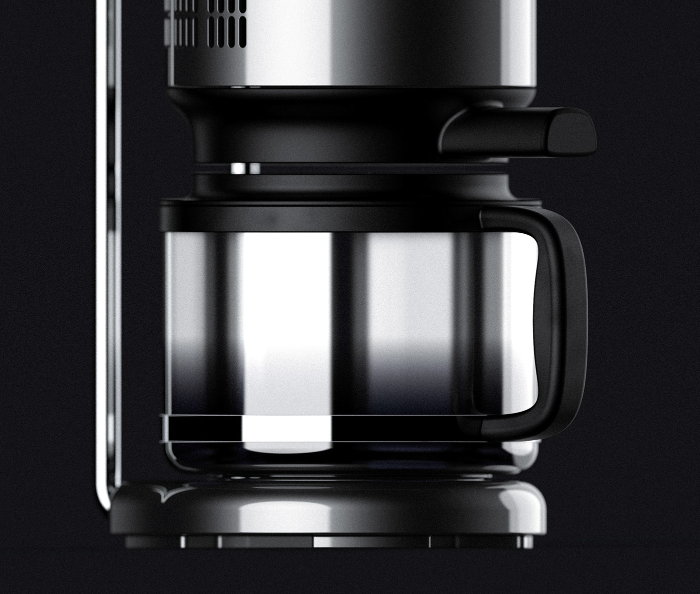 Bolang，Coffee machine，modeling，Render，