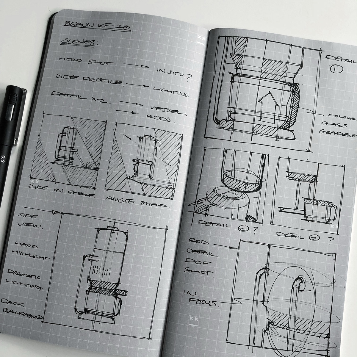 Bolang，Coffee machine，modeling，Render，