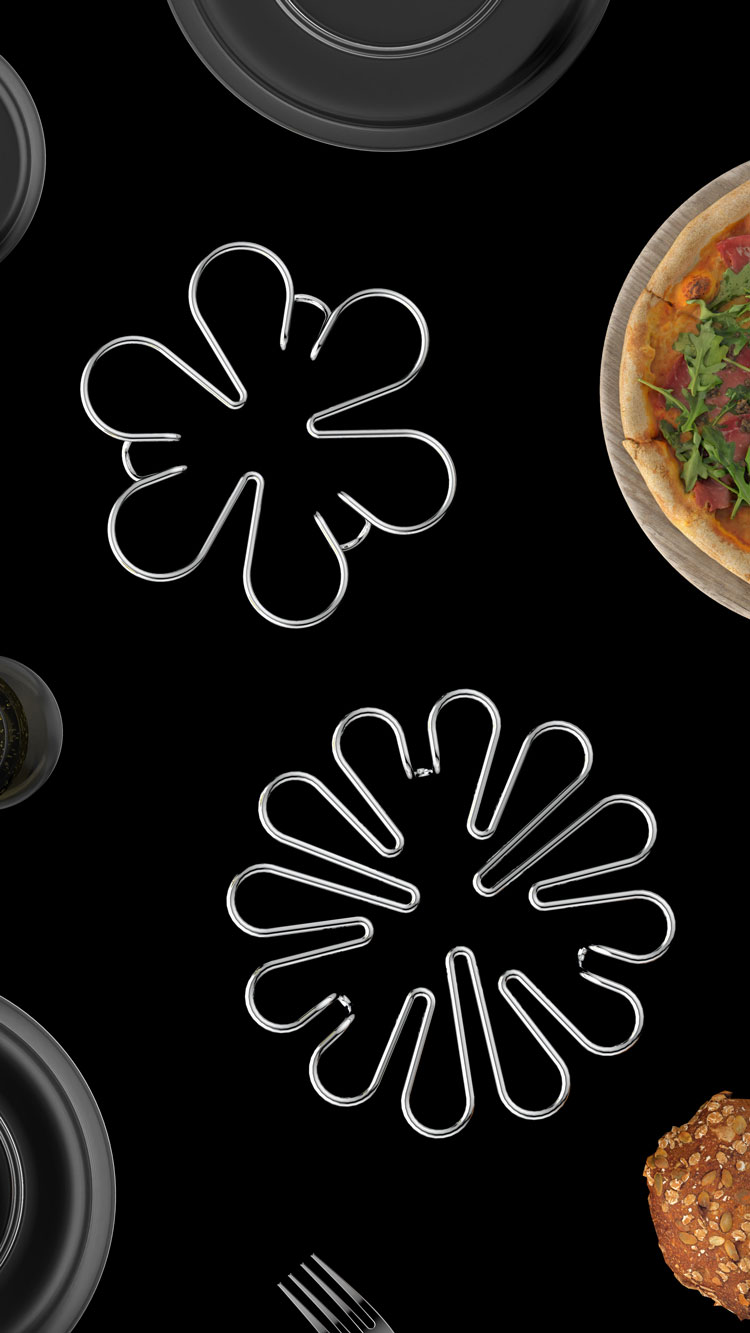 rack，Steamed egg rack，Happy Poetry，gesture，One line fancy steaming rack，