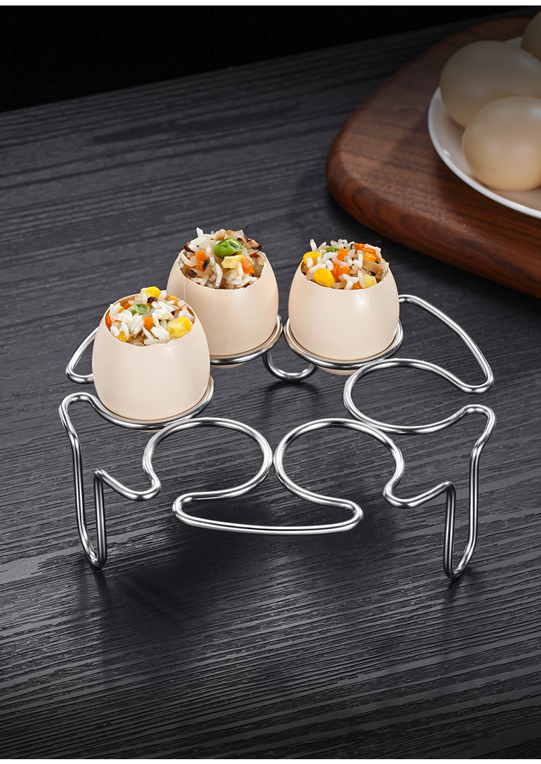 rack，Steamed egg rack，Happy Poetry，gesture，One line fancy steaming rack，