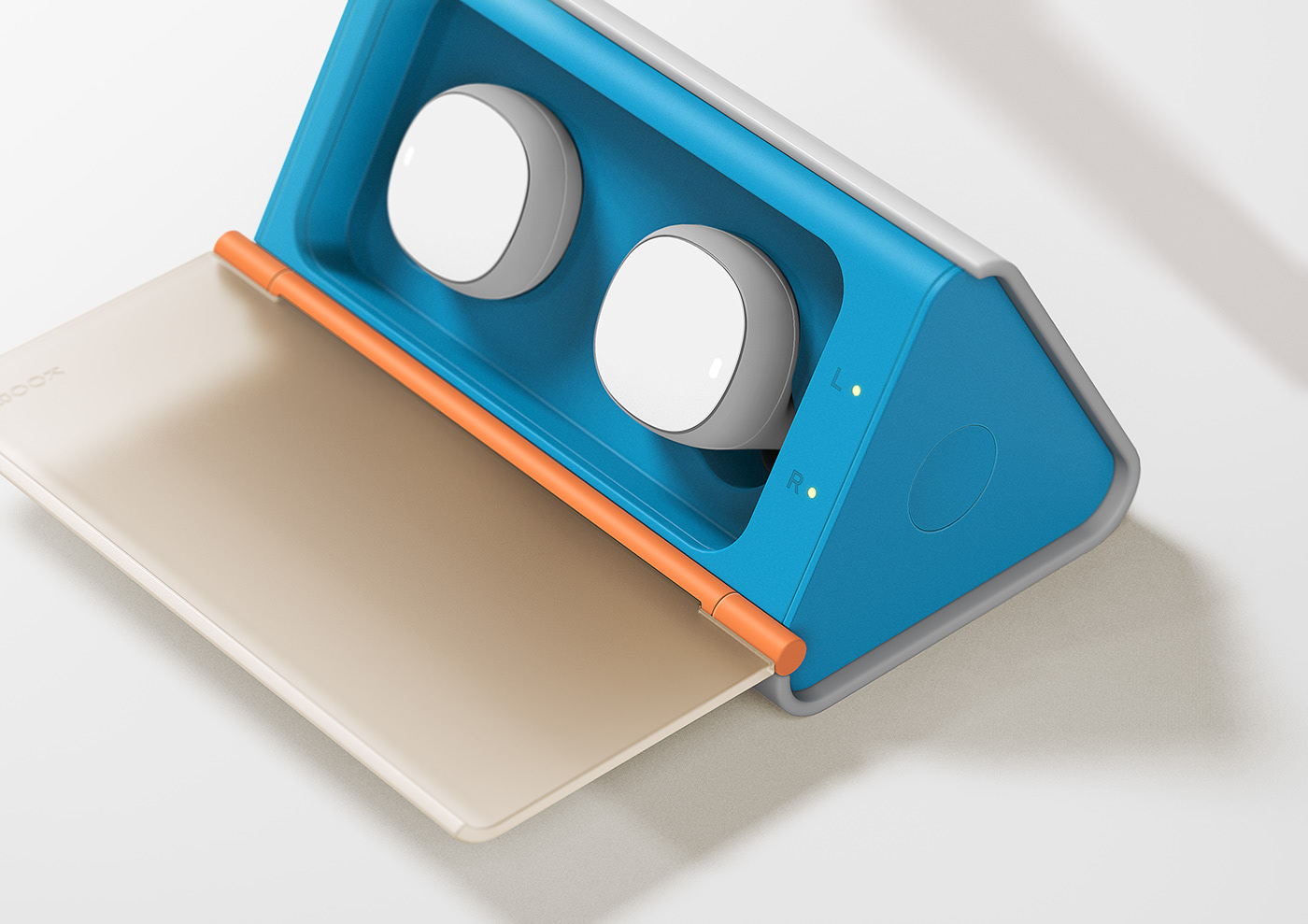 headset，Wireless headset，book，Turn a Book，