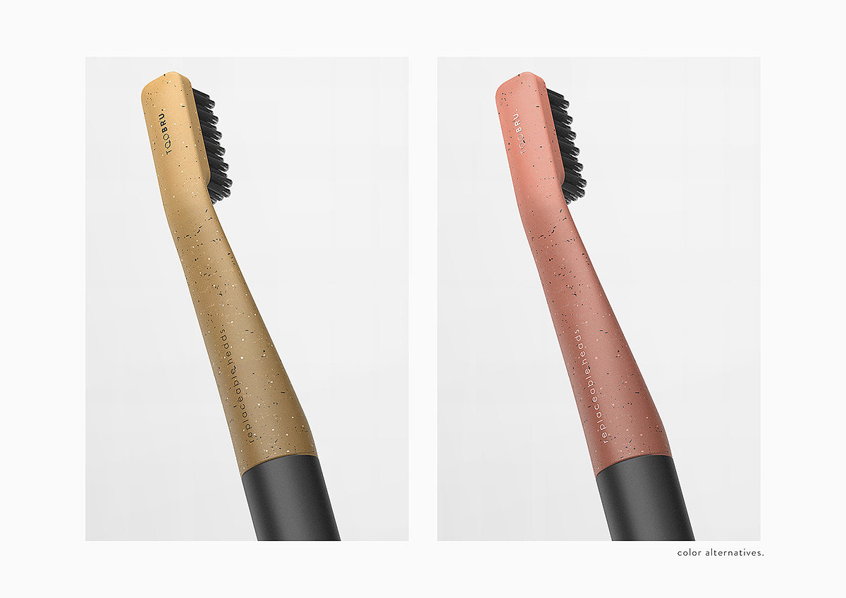 toothbrush，TOOBRU.，Minimalism，