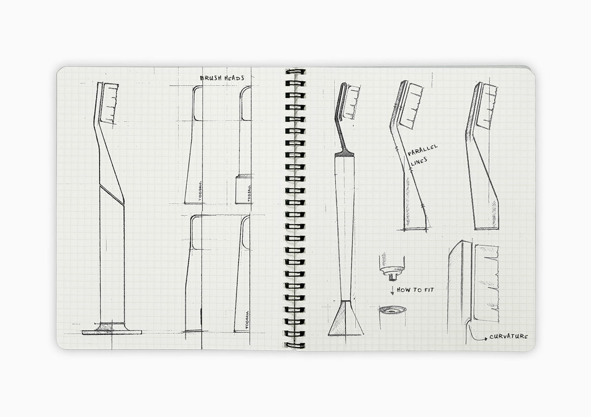 toothbrush，TOOBRU.，Minimalism，