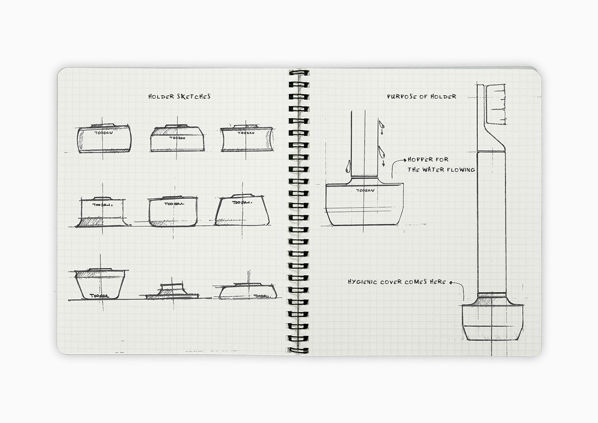 toothbrush，TOOBRU.，Minimalism，