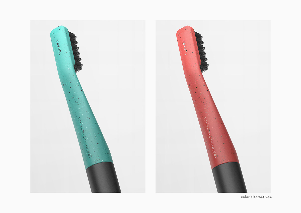 toothbrush，TOOBRU.，Minimalism，
