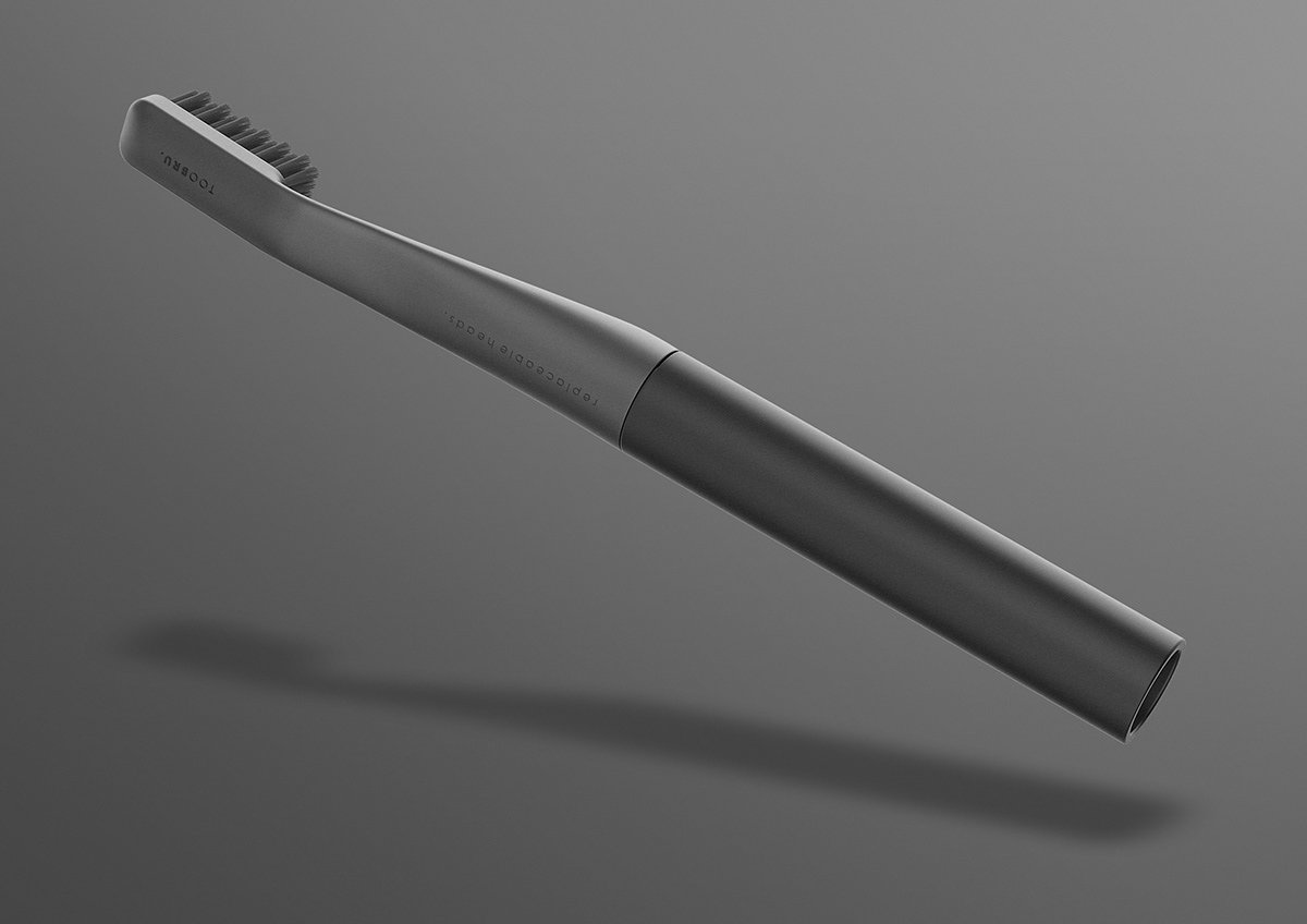 toothbrush，TOOBRU.，Minimalism，