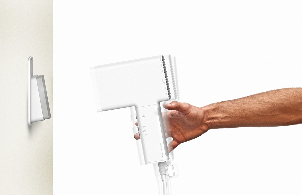 hair drier，Jae Kyung。，rubber，LUMBERJACK，Wall mounted，white，