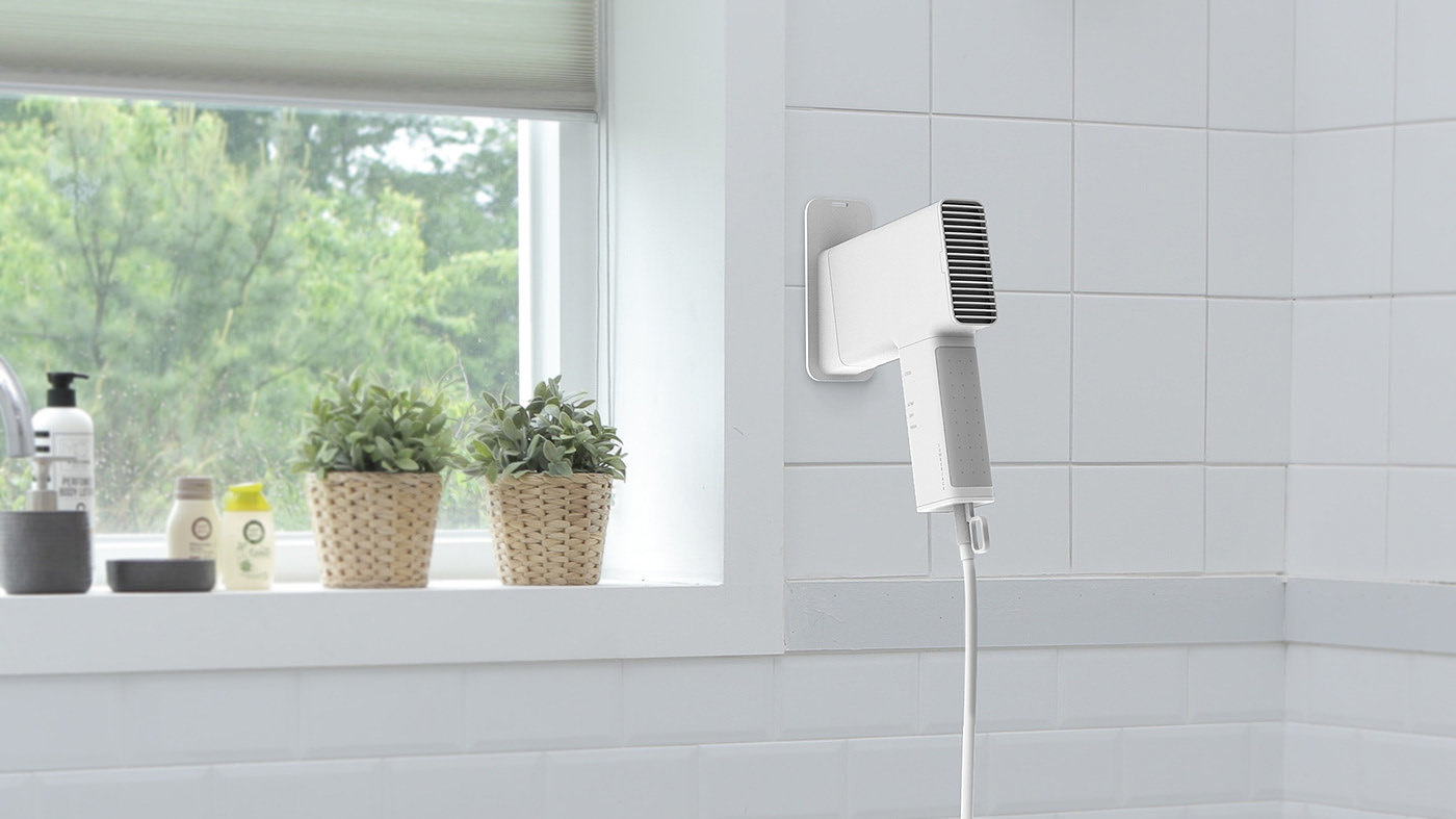 hair drier，Jae Kyung。，rubber，LUMBERJACK，Wall mounted，white，