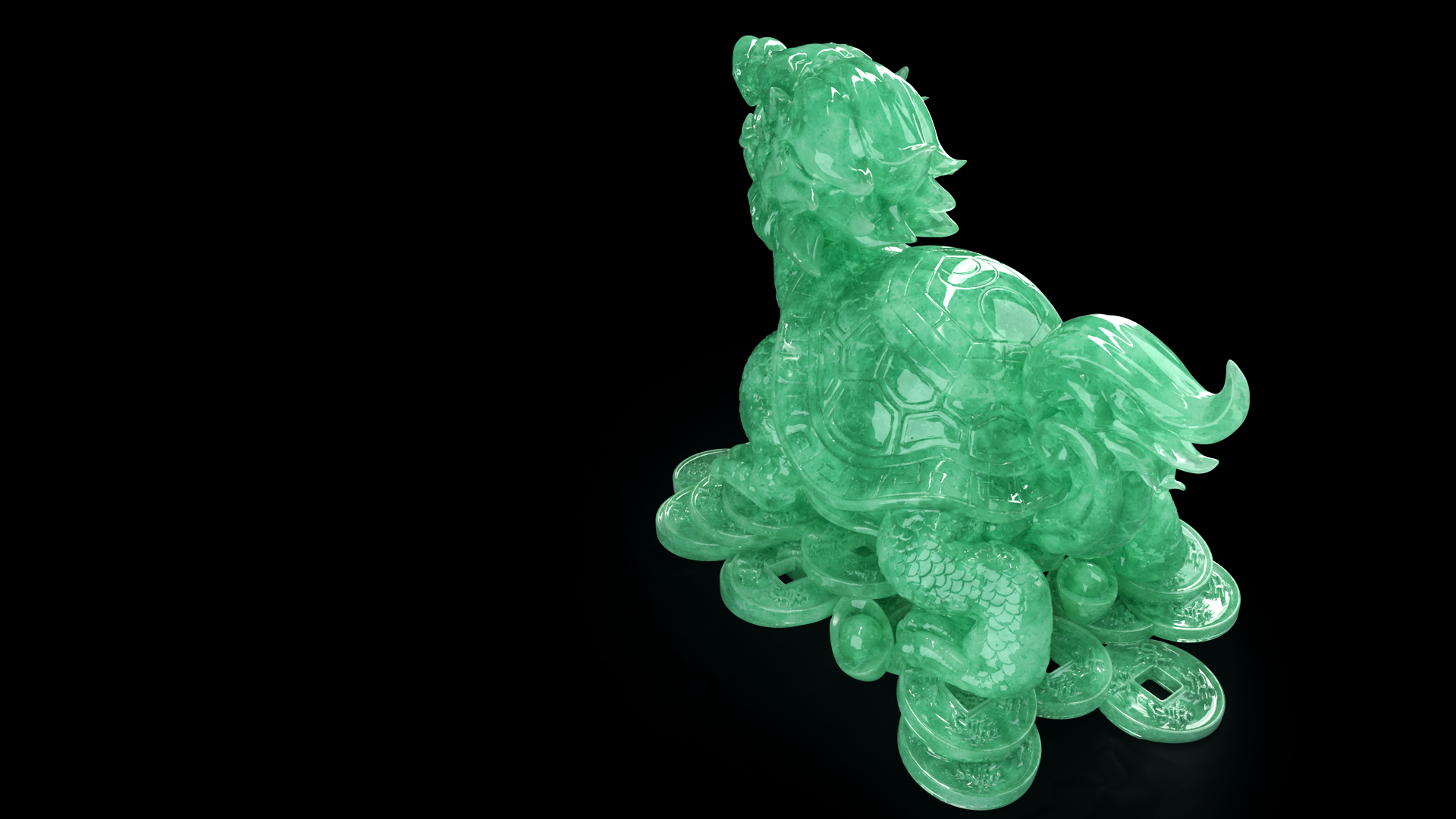 3D rendering，3D scene，