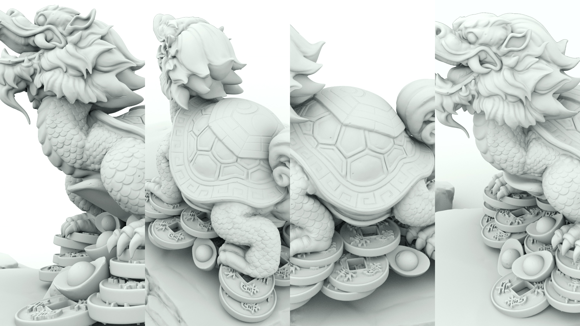 3D rendering，3D scene，