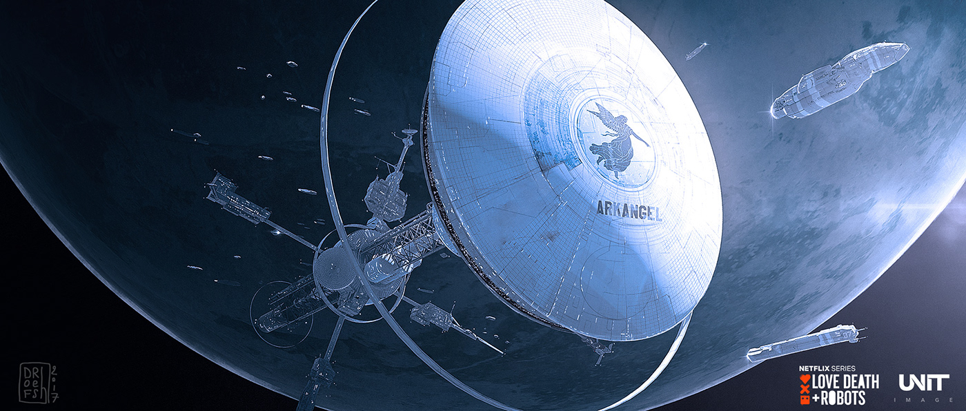 Love Death and Robot，space station，Movies，Alien，