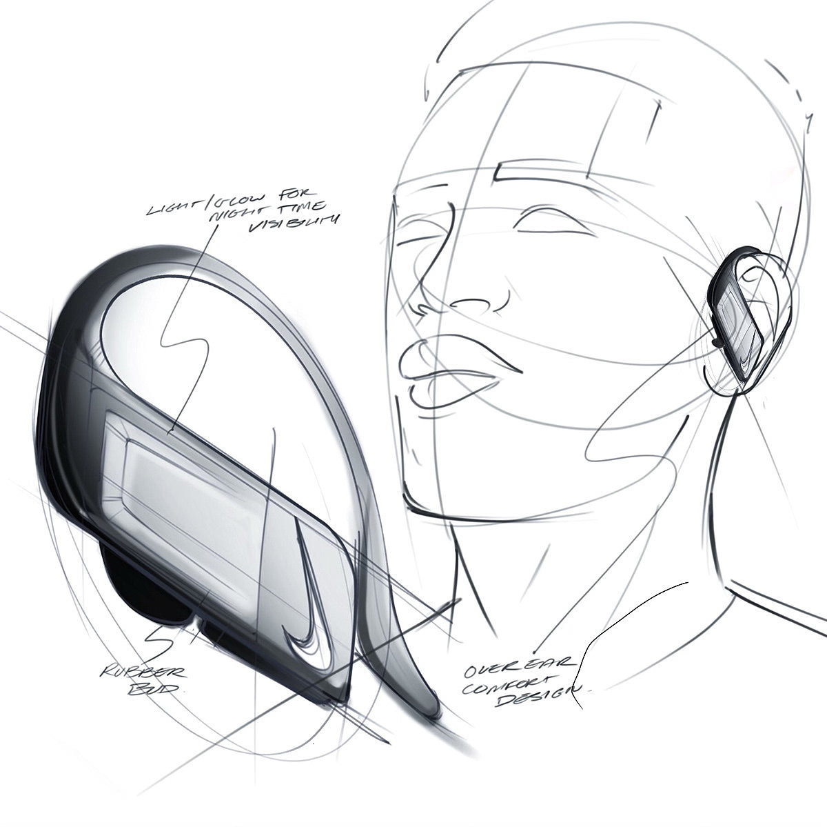 headset，nike，comfortable，Lug type，