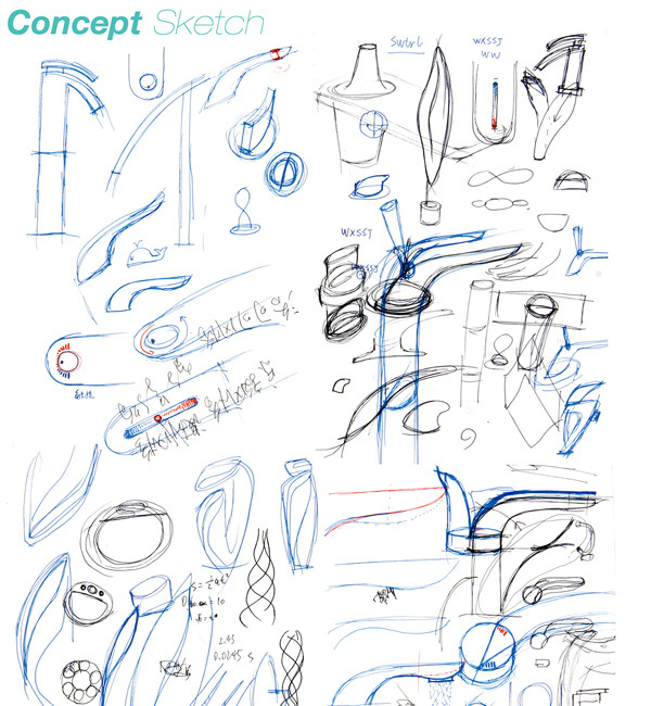 product design，industrial design，save，originality，water tap，