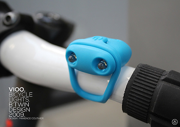 Bicycle safety lamp，Cute shape，Creative small parts，