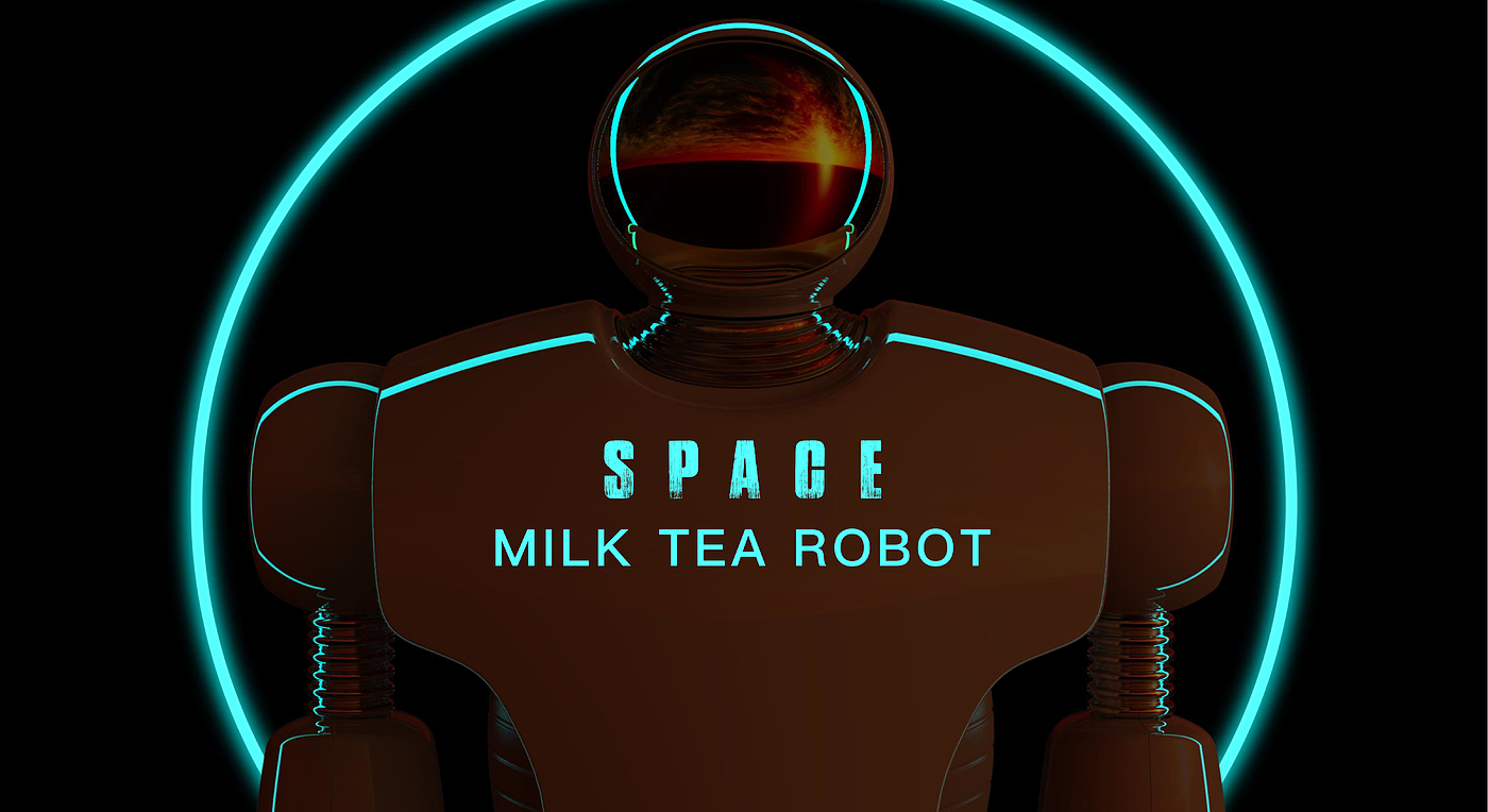 artificial intelligence，tea with milk，robot，
