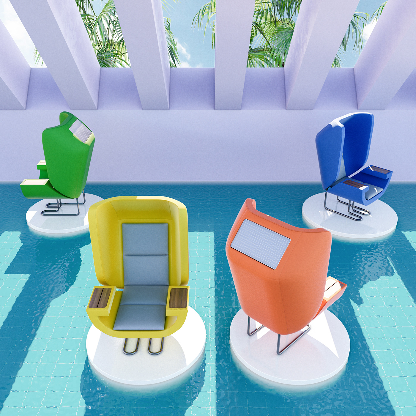 Batiskaf，work，sound insulation，Solar cell，Office chair，