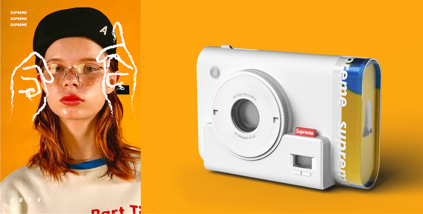 supreme，Skate，camera，