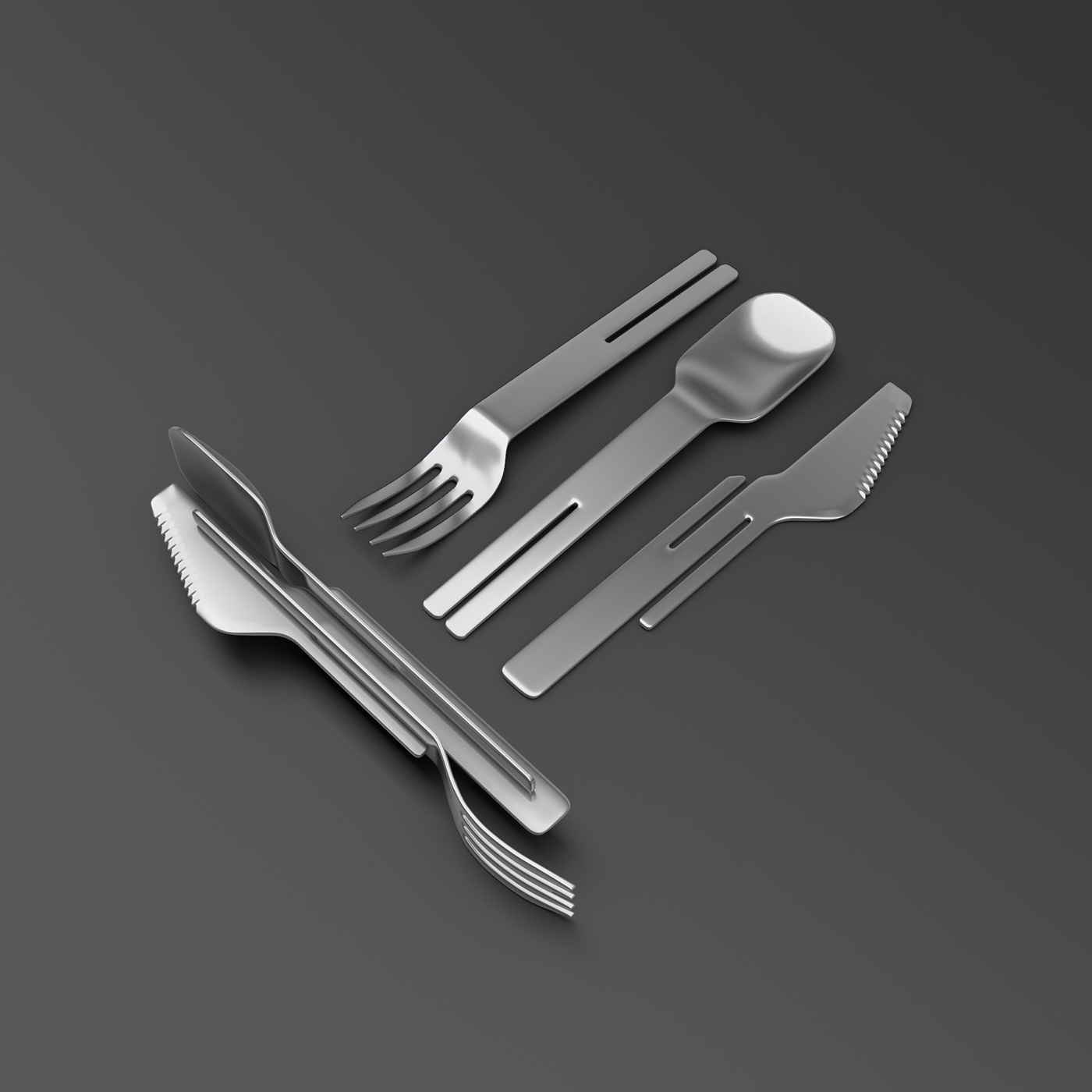 tableware，compact，hygiene，Fork knife spoon，