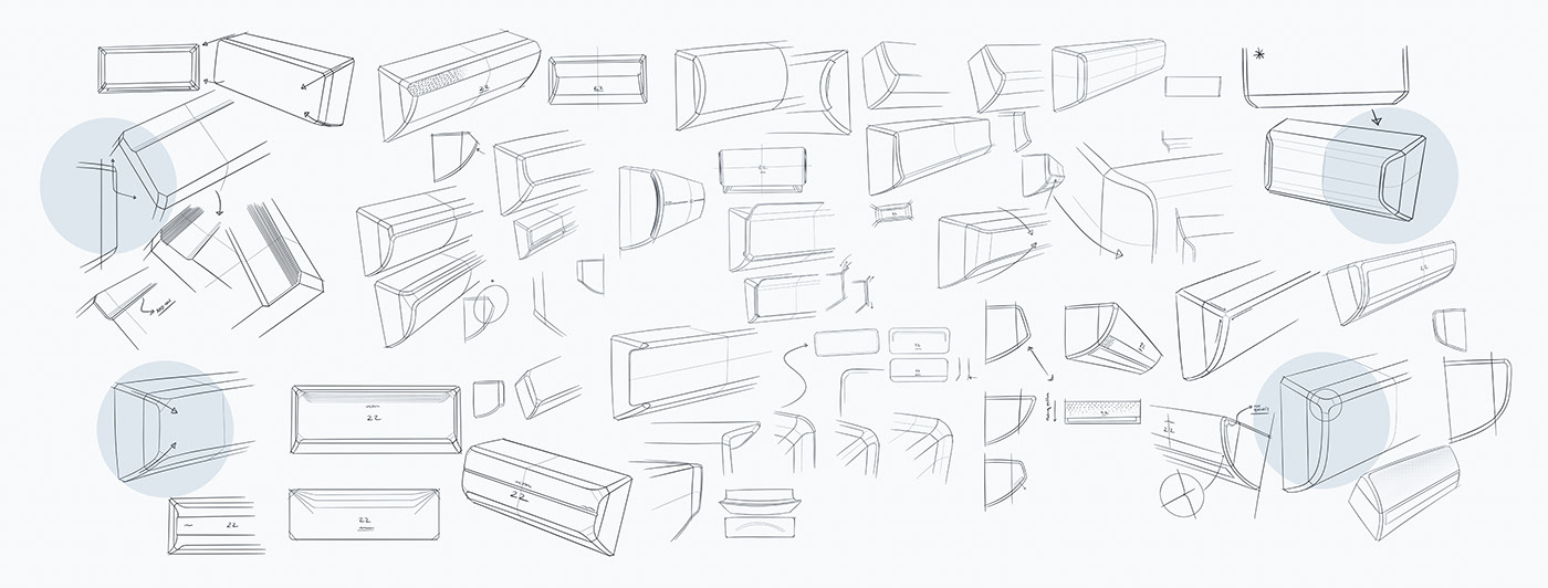 air conditioner，white，panel，