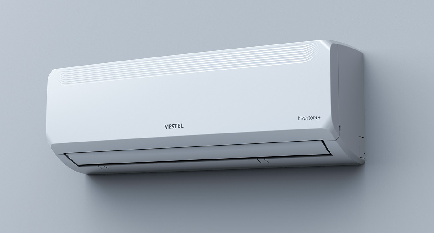 air conditioner，white，panel，