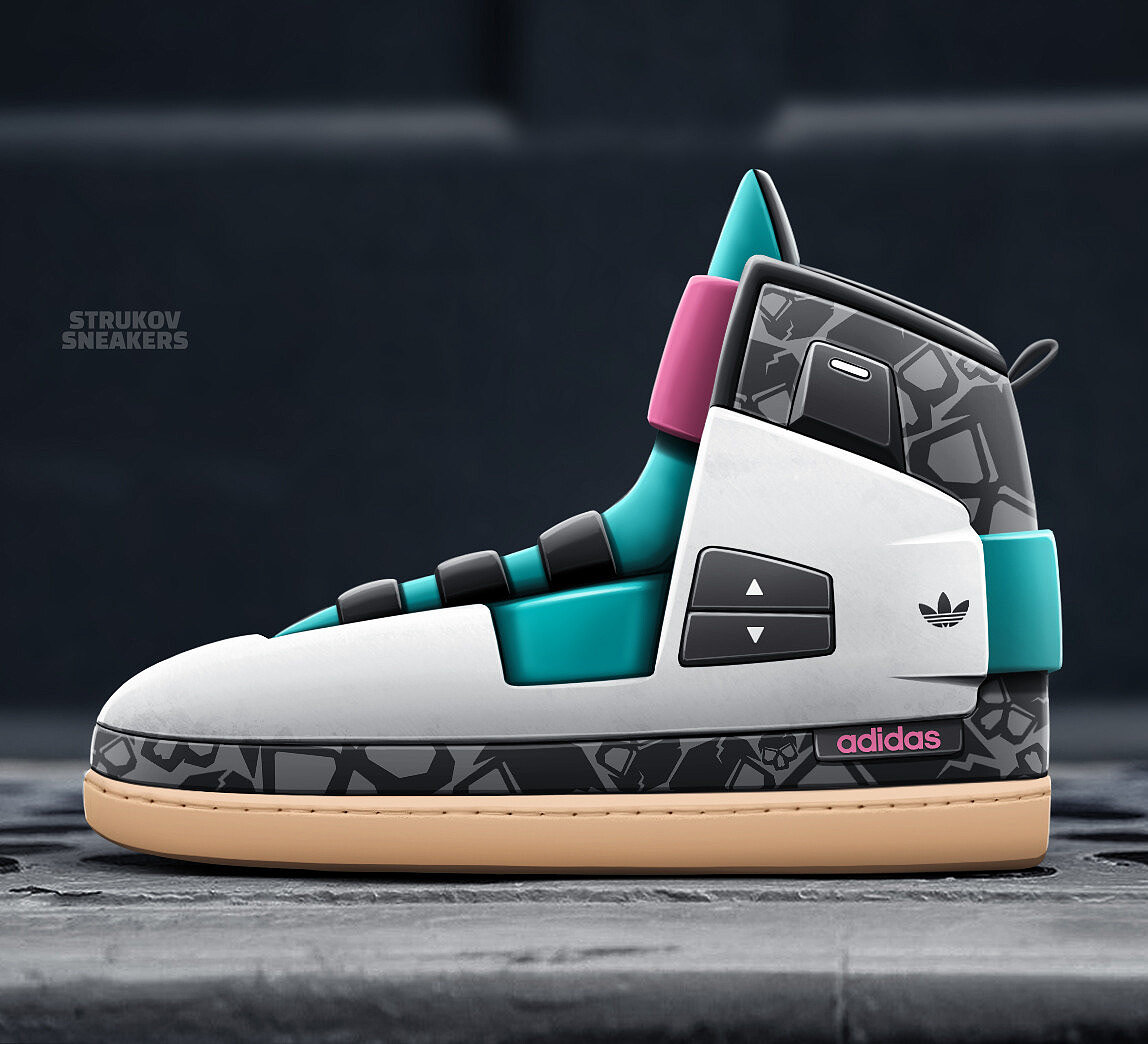 Sneakers，sneakers，illustration，fashion，