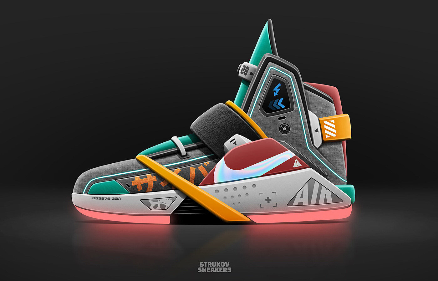 Sneakers，sneakers，illustration，fashion，