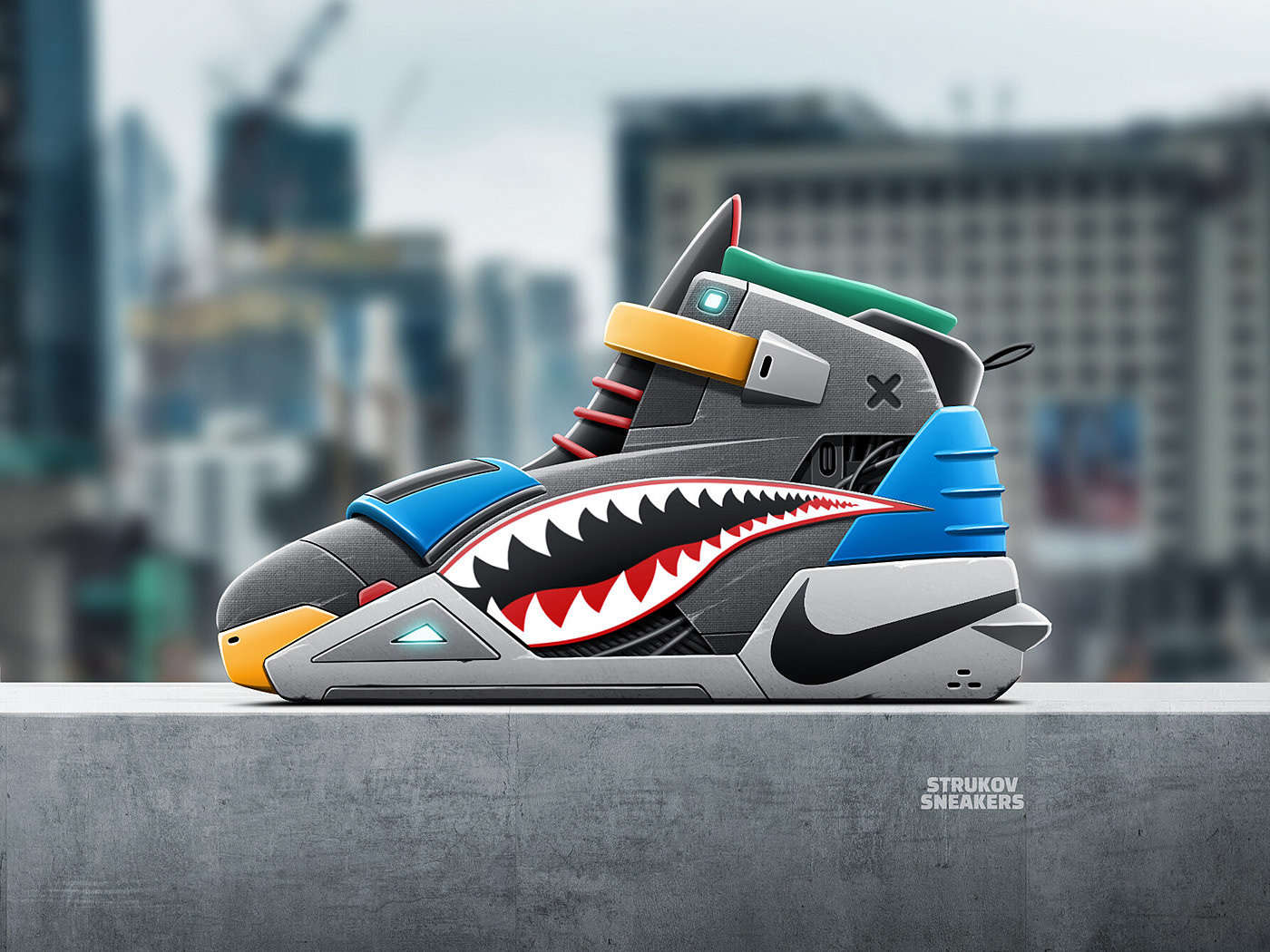 Sneakers，sneakers，illustration，fashion，