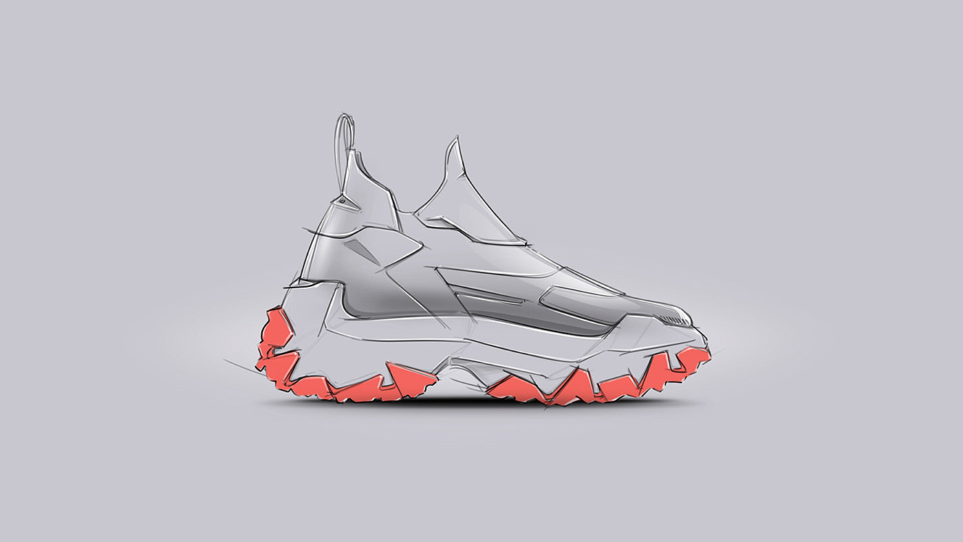 W.I.P，sketch，Render，originality，footwear，Hand drawn，