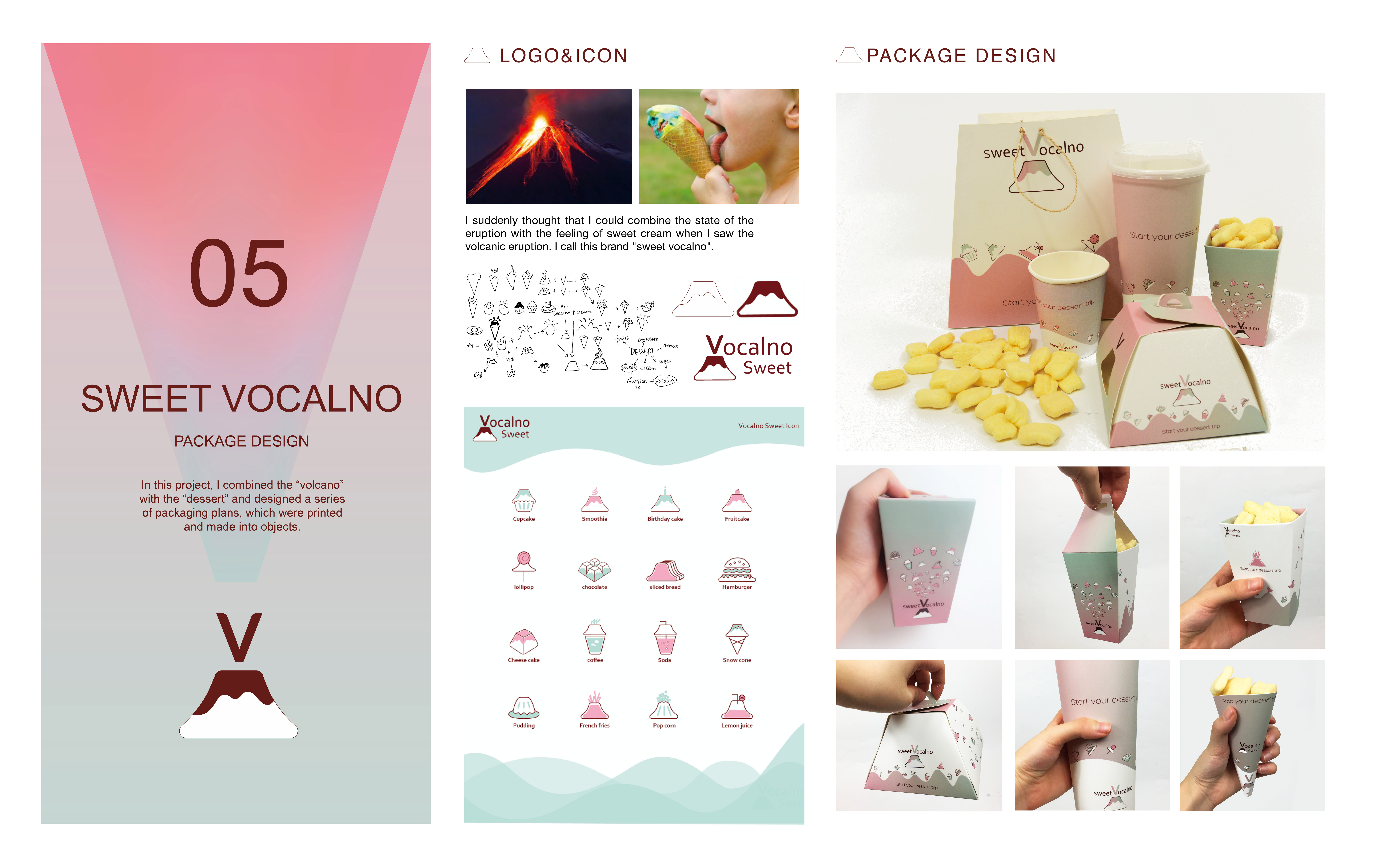 Dessert，volcano，packing，vi，vi，