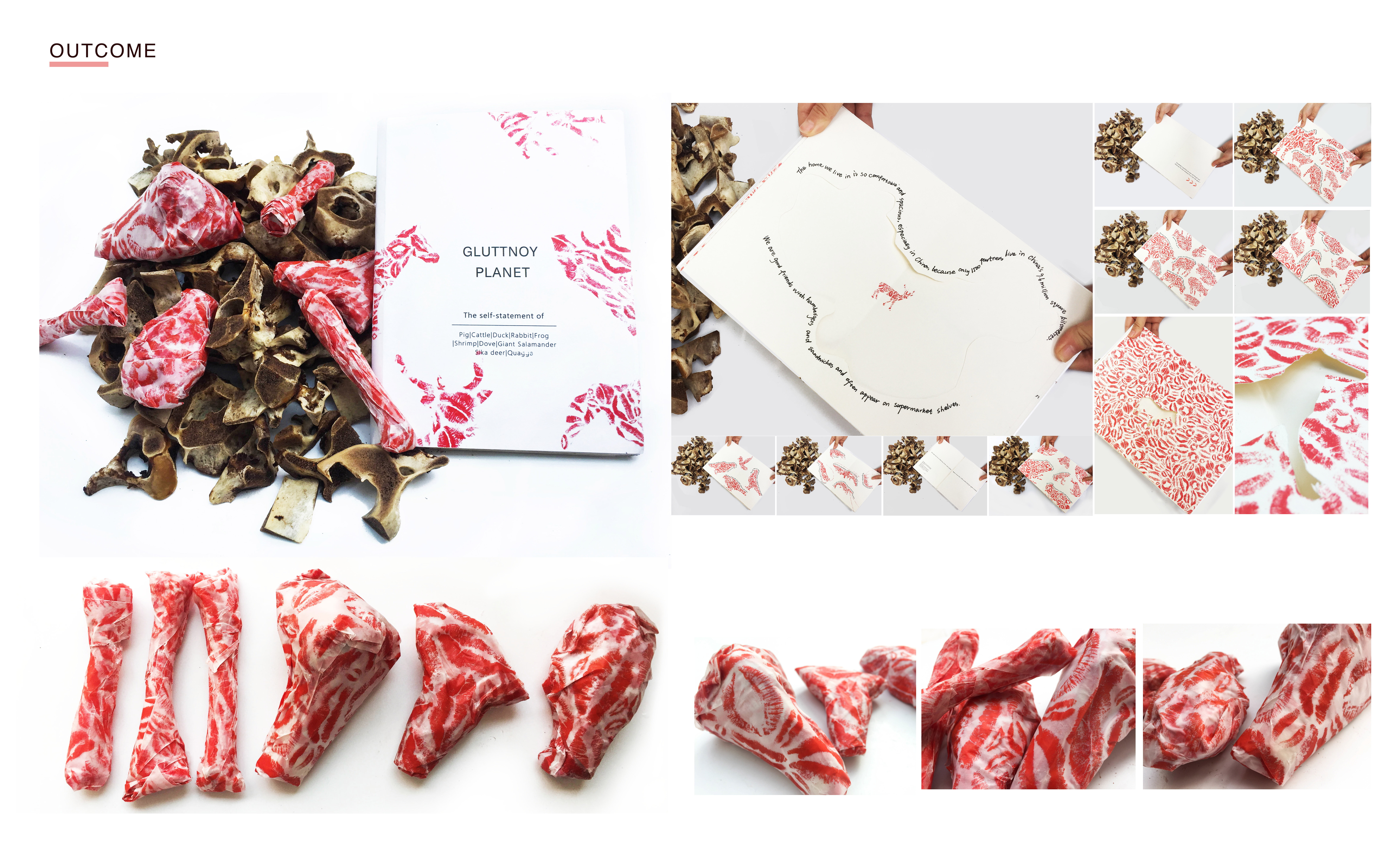 book，packing，lip print，bone，Positive and negative form，Hollowed out，device，