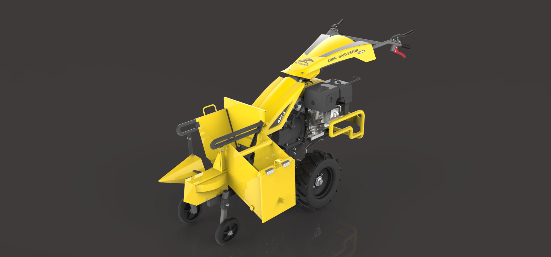 industrial design，construction machinery，Corn machine，Machine design，Appearance design，