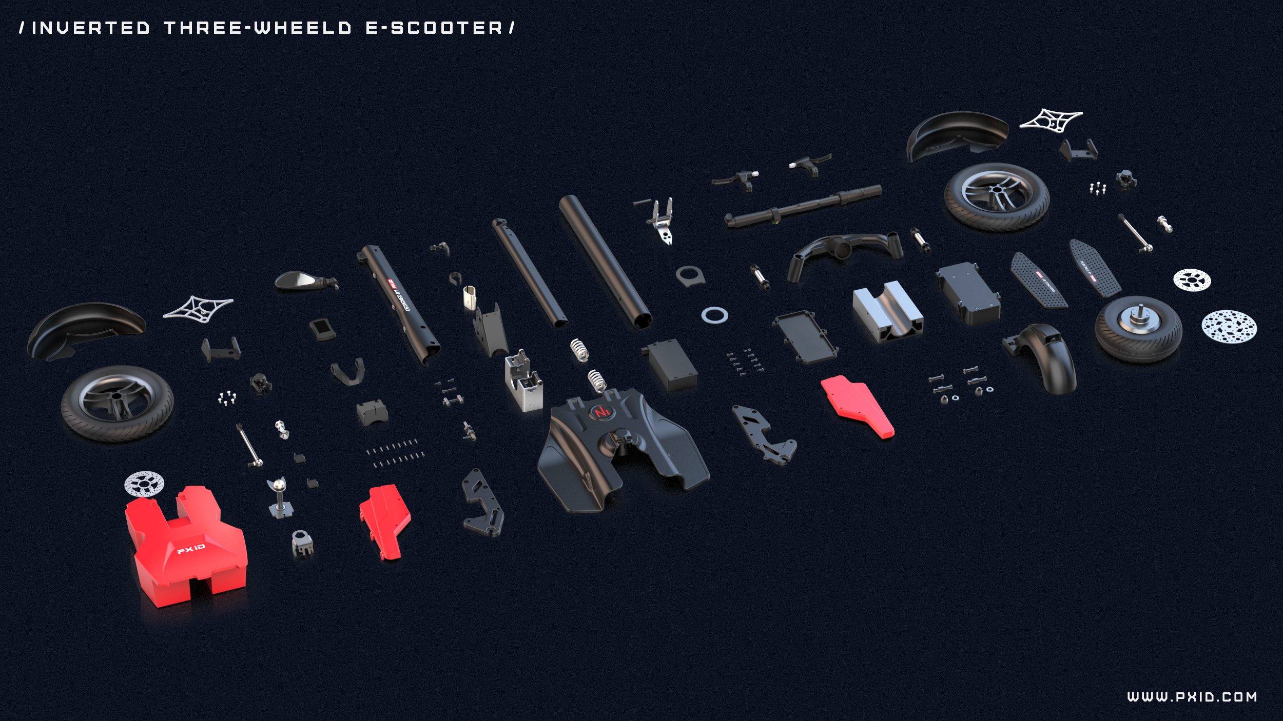 Scooter，Scooter design，Electric scooter，Design of electric scooter，