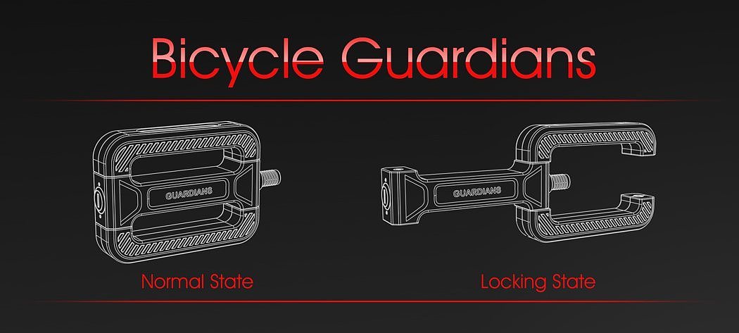 clever，Bicycle，lock，Design，originality，tool，