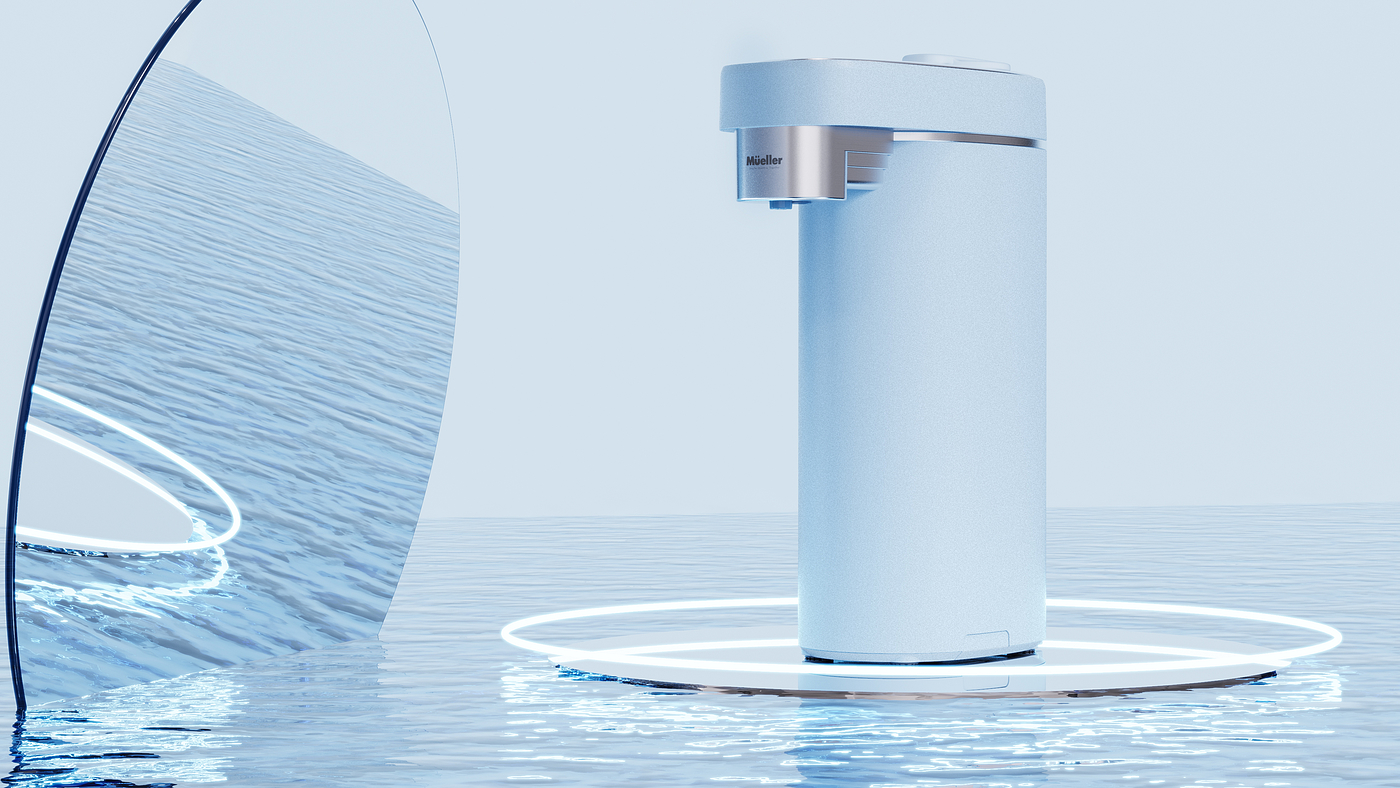 Mini Water Dispenser ，Desktop water dispenser，Nanfeng industrial design，Portable，keyshot，Render，