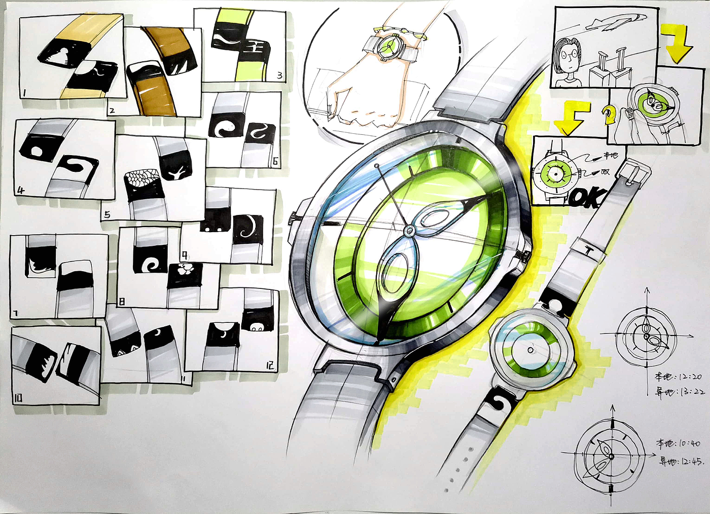 Wristwatch，fashion，