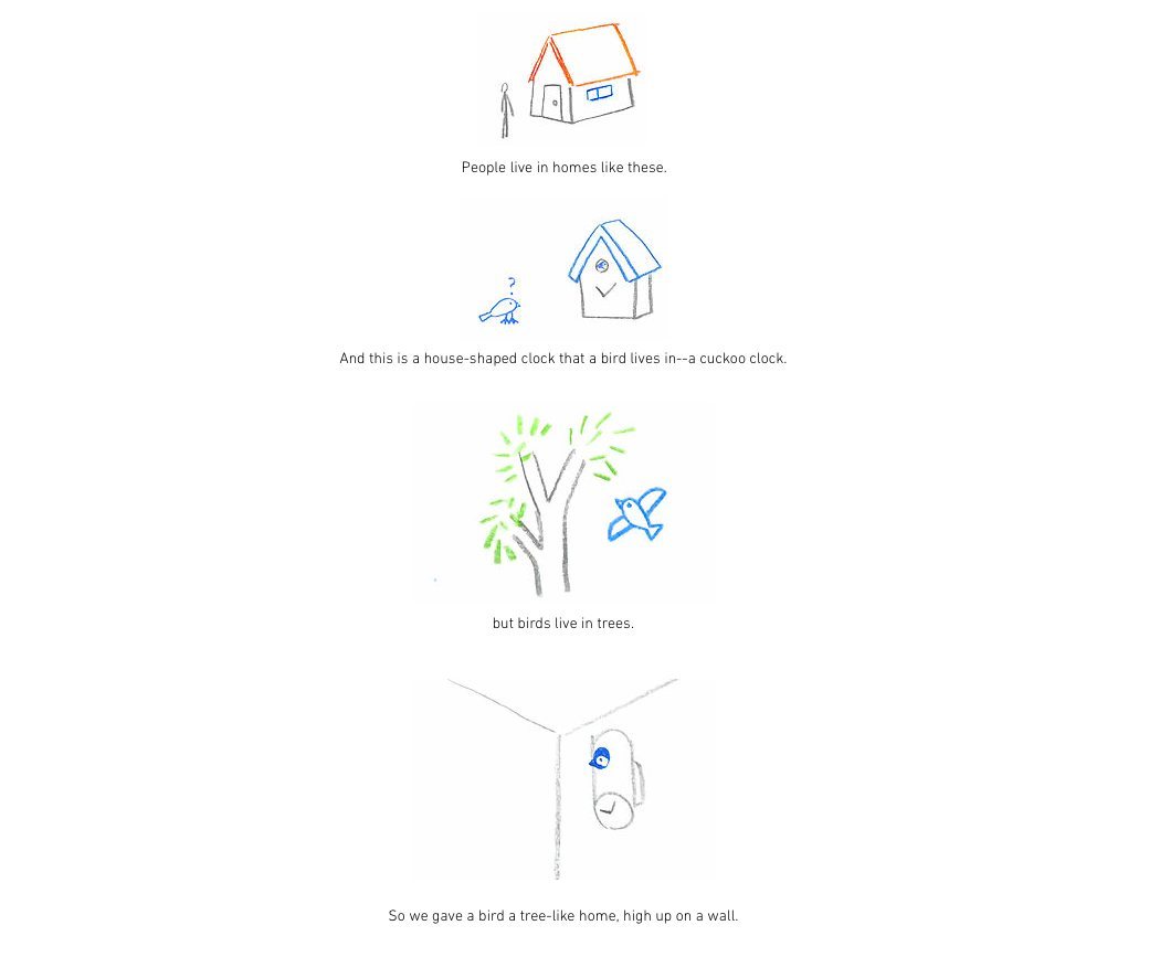 modern，cuckoo，clocks and watches，originality，Design，tool，