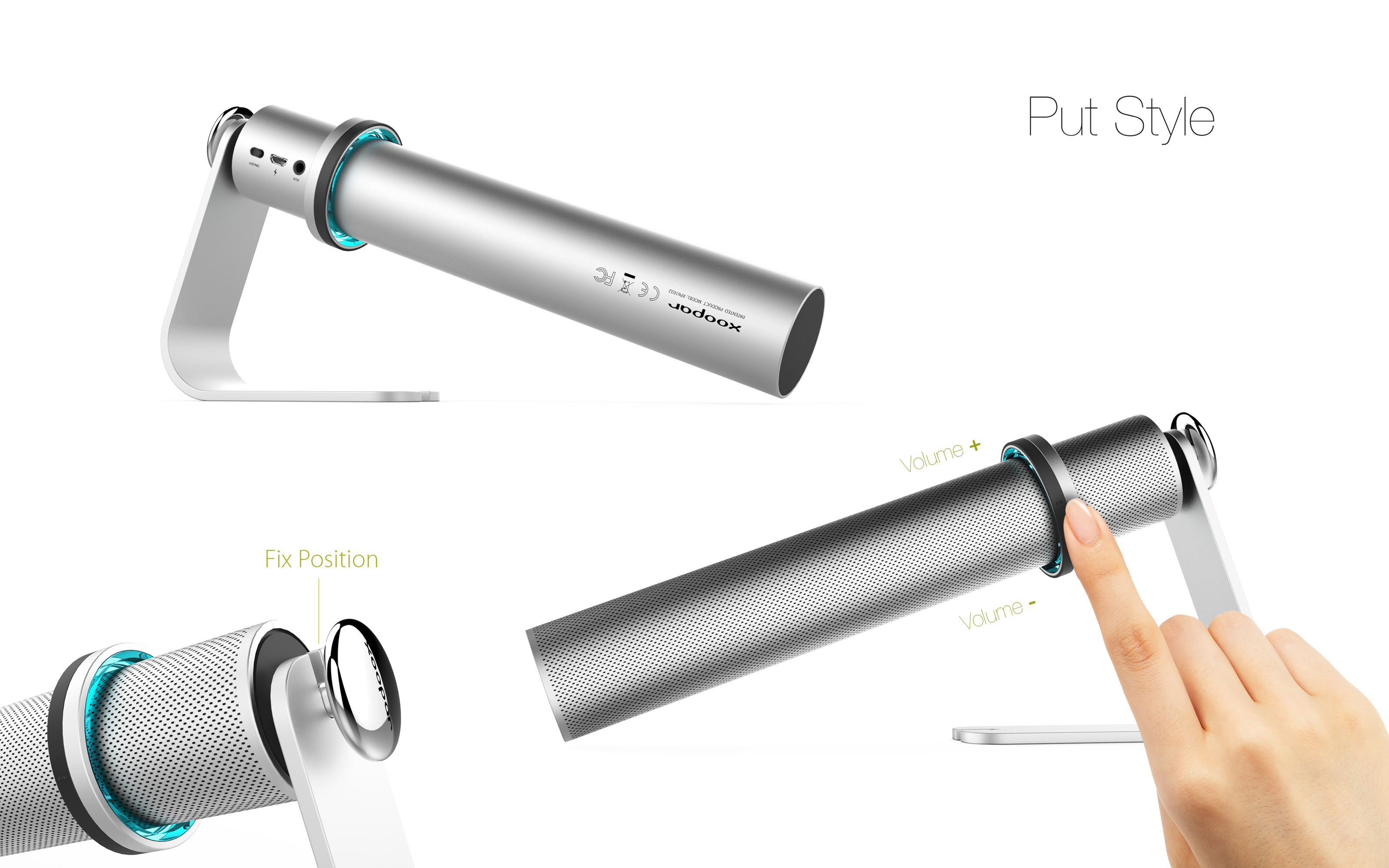 portable，Bluetooth audio，Small sound，Bluetooth，concise，Metal，